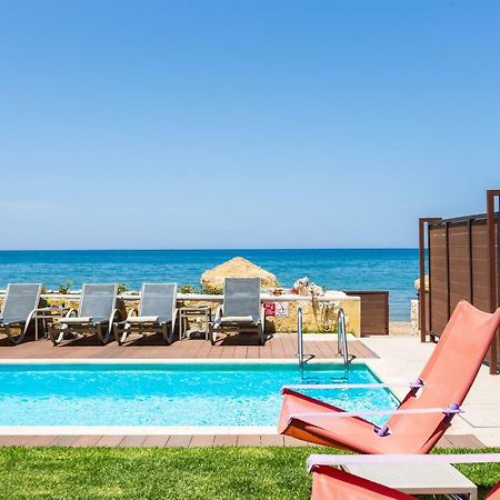 Espera Luxury Beach Front Residence With Pool & Bbq, By Thinkvilla Rethymno Eksteriør bilde