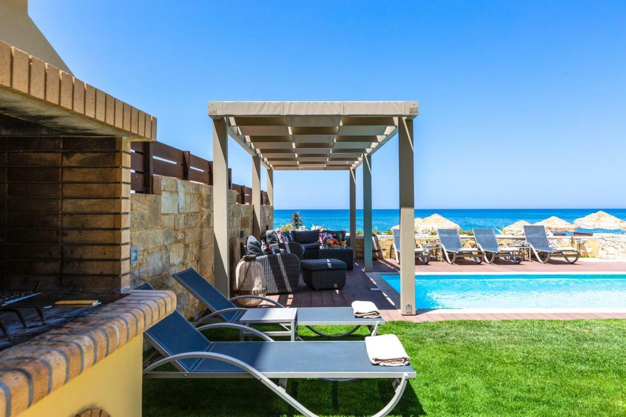 Espera Luxury Beach Front Residence With Pool & Bbq, By Thinkvilla Rethymno Eksteriør bilde