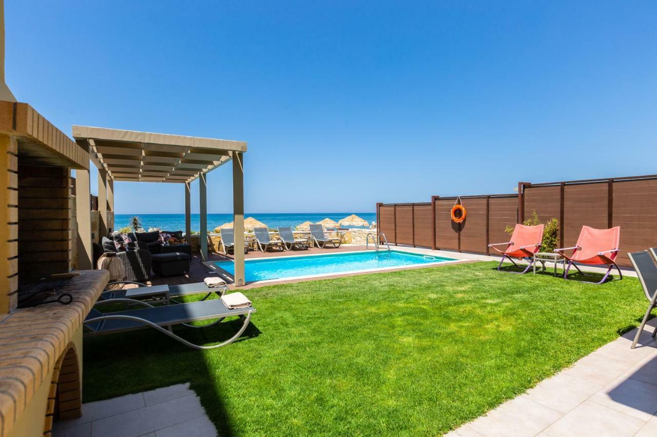 Espera Luxury Beach Front Residence With Pool & Bbq, By Thinkvilla Rethymno Eksteriør bilde