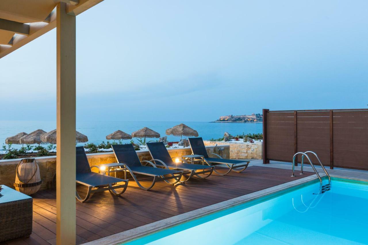 Espera Luxury Beach Front Residence With Pool & Bbq, By Thinkvilla Rethymno Eksteriør bilde