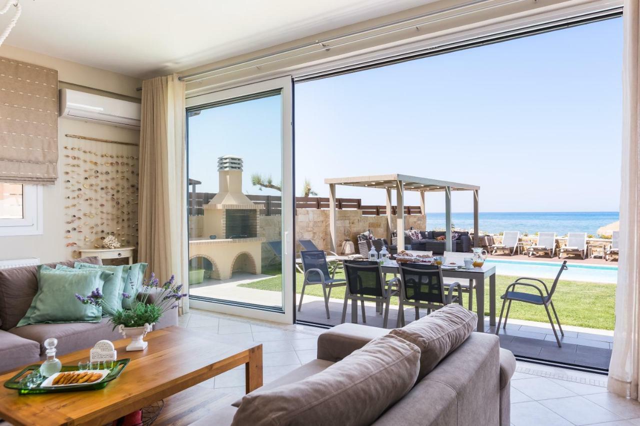 Espera Luxury Beach Front Residence With Pool & Bbq, By Thinkvilla Rethymno Eksteriør bilde