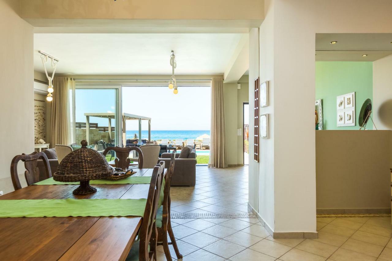 Espera Luxury Beach Front Residence With Pool & Bbq, By Thinkvilla Rethymno Eksteriør bilde