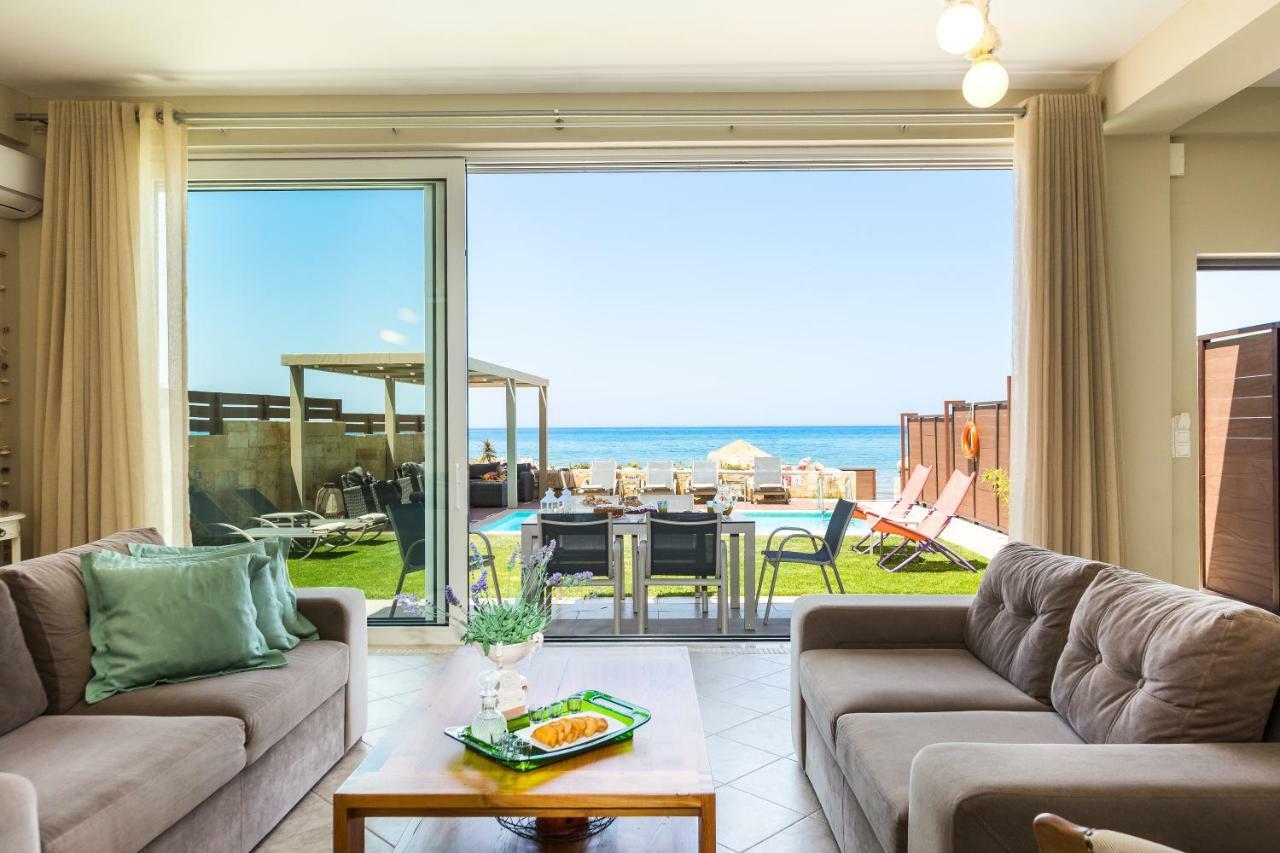 Espera Luxury Beach Front Residence With Pool & Bbq, By Thinkvilla Rethymno Eksteriør bilde
